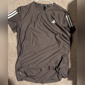 Adidas Men's Dark Gray Short Sleeve Tee Size L
